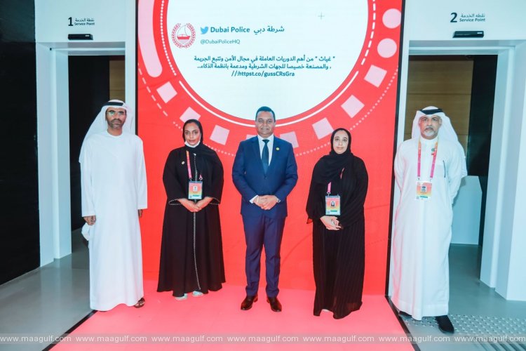 Mauritius Minister of Technology visits Dubai Smart Police Station at EXPO 2020